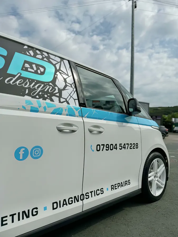 Show Shine Design van livery listing valeting, diagnostics and repairs